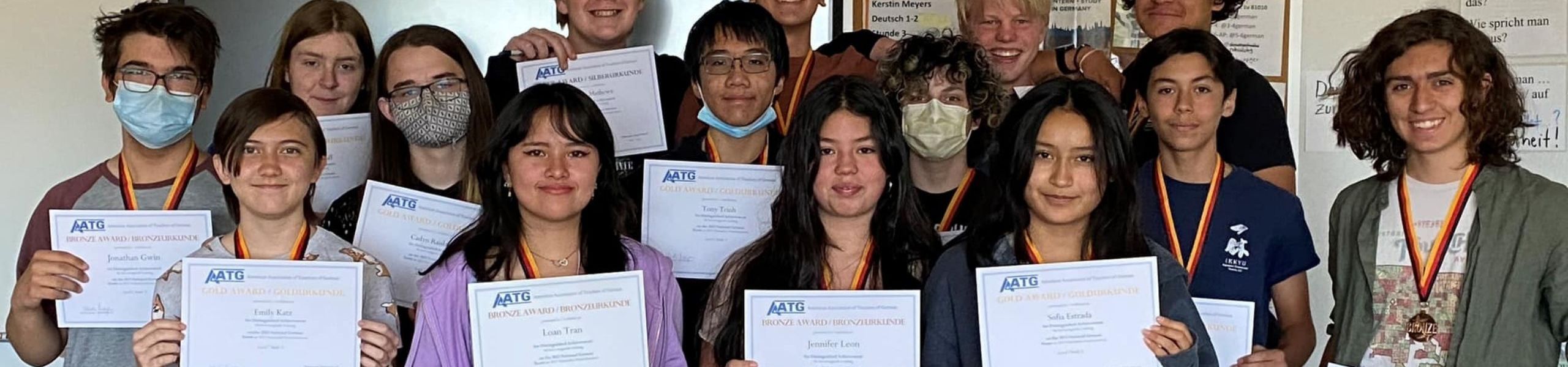 Students with awards